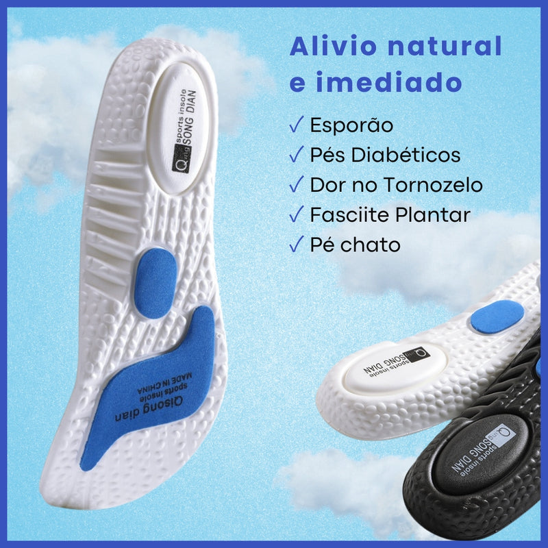 Palmilhas ORTOConfort™ - Absorção de Choque/Anti Impacto + Conforto Diário