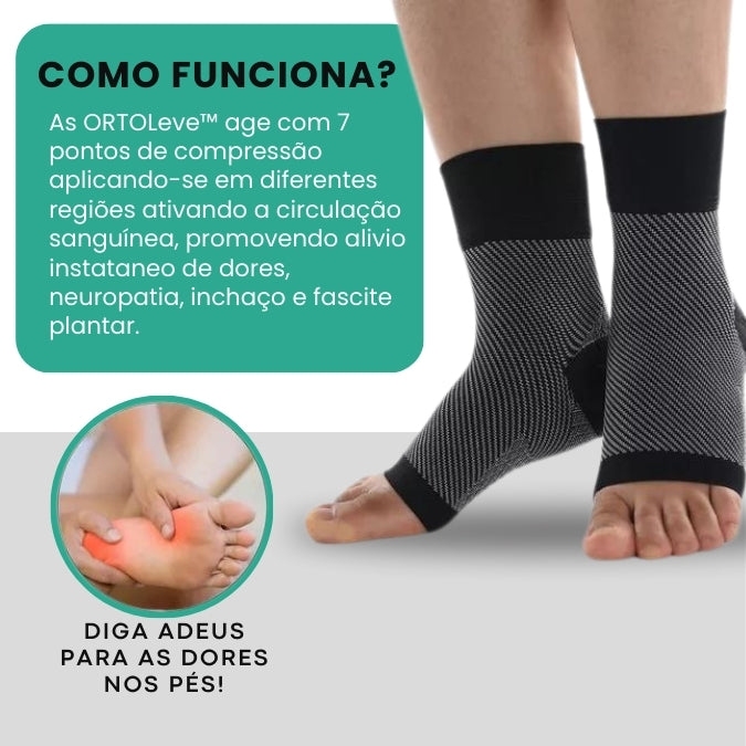 ORTOLeve™ - Tratamento para Neuropatia, Má Circulação e Fascite Plantar