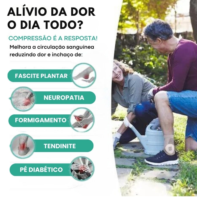 ORTOLeve™ - Tratamento para Neuropatia, Má Circulação e Fascite Plantar