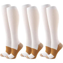 Meias de Compressão Lisas Plus - Compre 1 Leve 3 - Parcele em até 12x + Frete Grátis