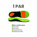 Palmilhas OrtoBase™ – Suporte ao Arco/Pisada Pronada + Conforto Diário