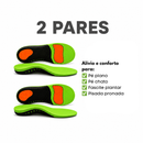 Palmilhas OrtoBase™ – Suporte ao Arco/Pisada Pronada + Conforto Diário