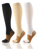 Meias de Compressão Lisas Plus - Compre 1 Leve 3 - Parcele em até 12x + Frete Grátis