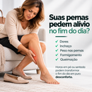 Kit 3 Pares de Meias Compressivas ColorFlex™ - Pretas Com Detalhes