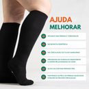 Meia de Compressão Essencial - Reduz Dores e Inchaços Para Todas as Atividades Diárias
