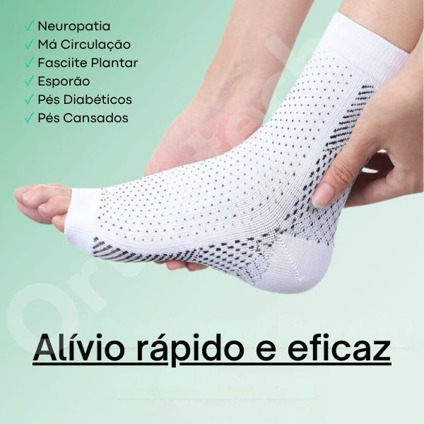 ORTOSocks™ - Meias Para Alivio de Dores, Dormência e inchaço nos Pés