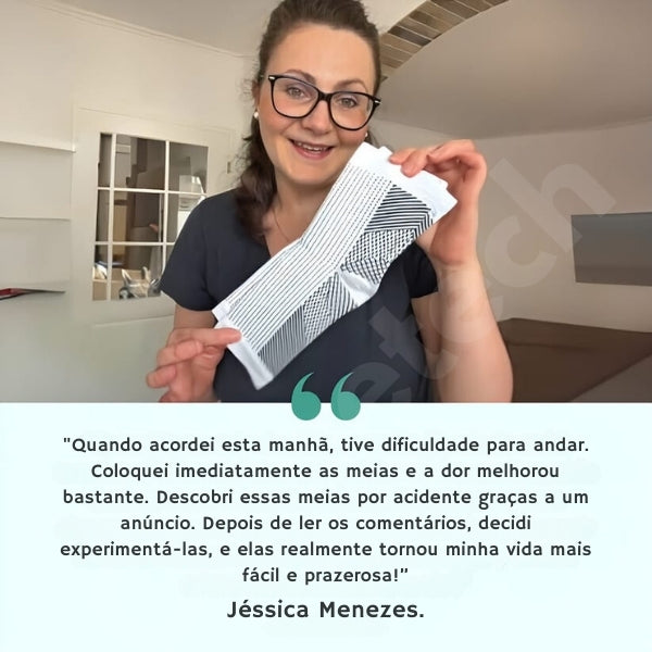 ORTOSocks™ - Meias Para Alivio de Dores, Dormência e inchaço nos Pés