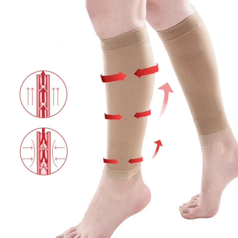 Meia P/ Panturrilha de Alta Compressão 34-46mmHg Unissex - P ao 5XG