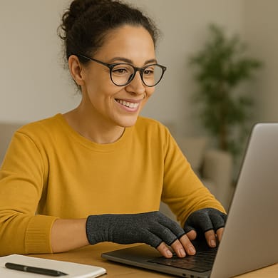 Luva Ortopalm™ – Alívio Imediato para Dores nas Mãos, Artrite e Tendinite