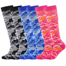 Kit 3 Pares de Meias Compressivas Vibrantes ColorFlex™ - Pulse