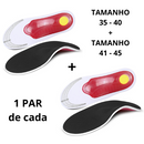 Palmilha Ortopédica Para Correção da pisada - Tamanhos ajustáveis