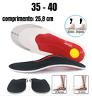 Palmilha Ortopédica Para Correção da pisada - Tamanhos ajustáveis